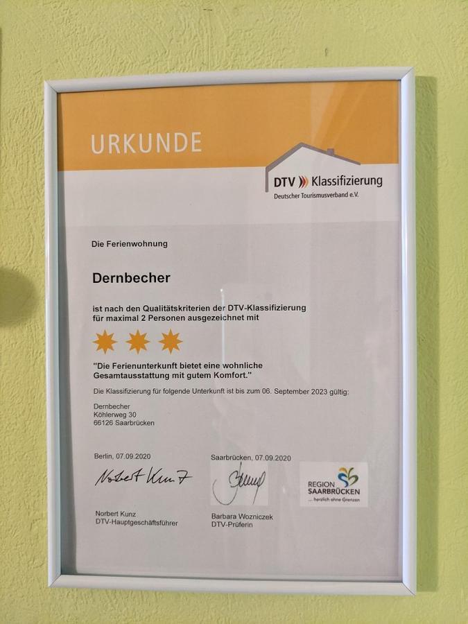 Ferienwohnung Dernbecher Sarrebruck Exterior foto